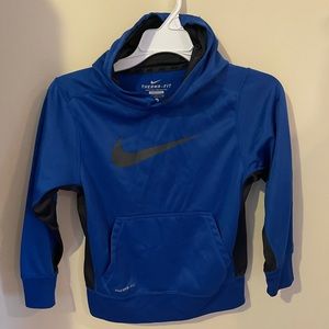 Nike Youth small hoodie blue and black